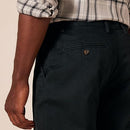 AMAZON ESSENTIALS MEN'S CLASSIC-FIT WRINKLE-RESISTANT FLAT-FRONT W38 L32 BLACK - Brand New