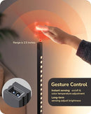 EDISHINE LED CORNER FLOOR LAMP DIMMABLE CORNER LIGHT REMOTE CONTROL - BLACK - Like New