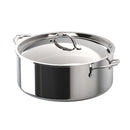 HESTAN PROBOND LUXE 9 QUART POLISHED PROFESSIONAL CLAD STEEL RONDEAU - STAINLESS - Like New