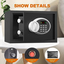 Fireproof Safe Box with Fireproof Document Bag,0.5 Cubic Feet B0CFTV4ZMW -Black - Brand New