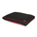 Petmate Dogzilla Gusseted Pillow Bed, 29 x 40, B0135X765U - Red/Black - Brand New