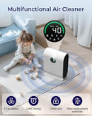 MOOKA AIR PURIFIERS ROOM UP TO 2500 FT² PM 2.5 DISPLAY MODE SLEEP 15DB - WHITE - Like New