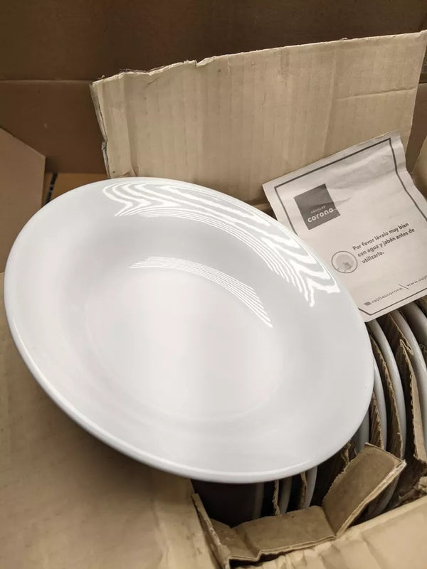 VAJILLAS CORONA - BOWL 8OZ PACK OF 12 REF PA1101833112, 2021-1, 00356511 - WHITE - Like New