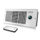 Smart 4" x 10" AC Vent Register Booster Fan with Remote Control and Thermostat - Brand New