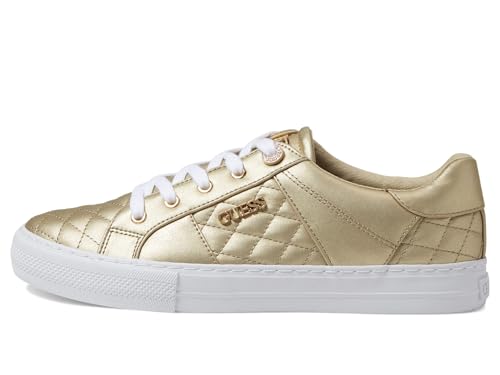 GUESS WOMEN'S LOVEN SNEAKER - SIZE: WOMEN 6 - GOLD - Like New