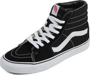 VANS UA SK8 HIGH TOP SNEAKERS - SIZE: WOMEN 7.5 - BLACK/BLACK/WHITE - Brand New