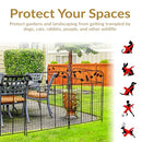 Sunnydaze Winding Vines 10-Foot 4-Piece Steel Decorative Garden Fence Panels - Like New