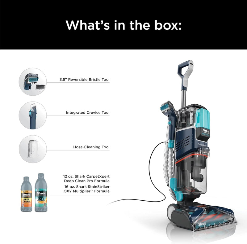 Shark R-EX200 CarpetXpert with Stain Striker, Upright Carpet, Area Rug - Navy - Like New