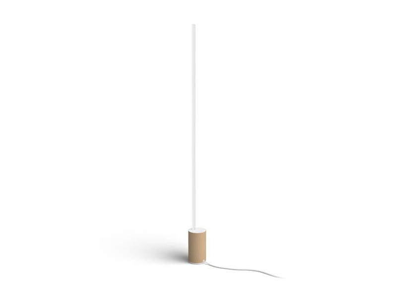 PHILIPS HUE SIGNE SMART FLOOR LAMP, COLOR AMBIANCE LED CHANGING LIGHT - OAK - Like New