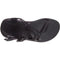 J107320 CHACO WOMEN'S ZX/2 CLASSIC SANDAL SIZE WOMEN 7 BLACK - Like New