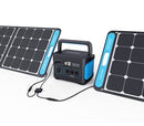 GENEVERSE 100W PORTABLE SOLAR PANEL GENERATOR FOR USB DEVICES 9LBS - BLACK - Like New