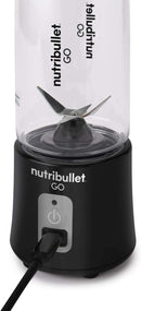 Nutribullet GO Portable Blender Shakes Smoothies 13 Oz 70 Watts NB50300 - Black - Like New