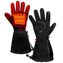ACTIONHEAT FEATHERWEIGHT AA BATTERY HEATED GLOVES RECHARGEABLE L/XL - BLACK - Like New