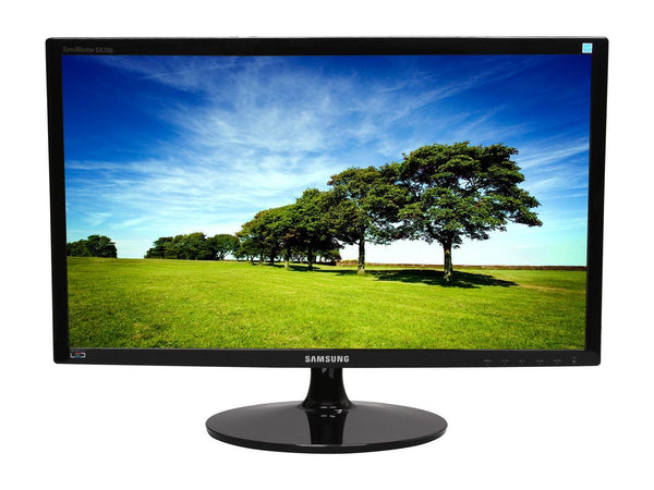 SAMSUNG 24" LCD Monitor 5 ms 1920 x 1080 D-Sub DVI LS24A300BS - BLACK Like New