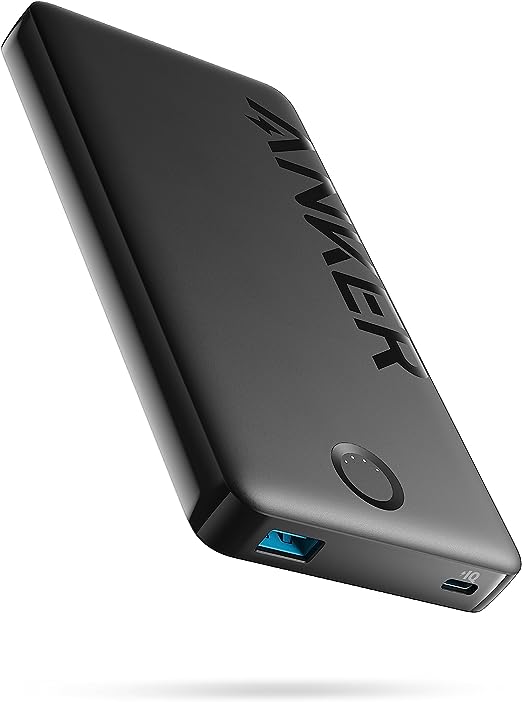 Anker Power Bank 10,000mAh Portable Charger High-Capacity Battery A1334 - BLACK - Like New