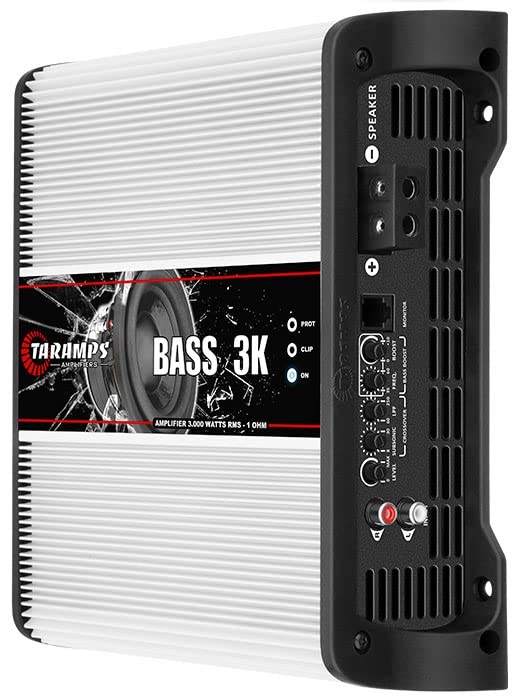 Taramps BASS3K 3000W 1 Ohm Bass Car Amplifier - WHITE/BLACK - Like New