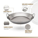 MATFER BOURGEAT BLACK CARBON STEEL PAELLA PAN, 15 3/4" - 7LBS - GRAY - Like New