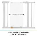 EVENFLO EASY WALK-THRU CLEAR GATE - CLEAR - Brand New