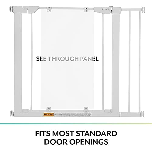 EVENFLO EASY WALK-THRU CLEAR GATE - CLEAR - Brand New