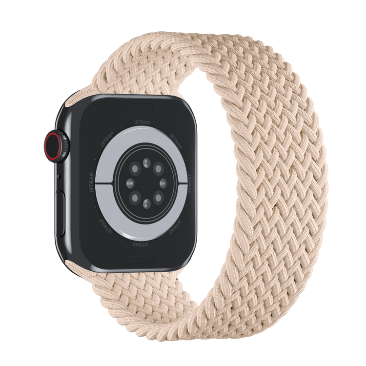 APPLE WATCH 45MM BRAIDED SOLO LOOP - SIZE 1 - BEIGE - Like New