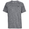 UNDER ARMOUR MEN'S BIG LOGO SHORT SLEEVE T-SHIRT MEN L GRAY/BLACK - Brand New