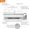 HP ENVY Pro 6455 Wireless All-in-One Printer Mobile Scan 5SE45A-B1F - White - Like New
