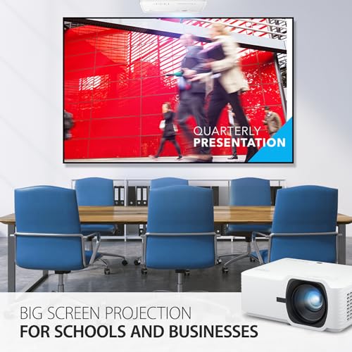 VIEWSONIC LS740HD-S 5000 LUMENS 1080P LASER PROJECTOR - WHITE - Like New