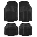 FH Group Automotive Floor Mats - Heavy-Duty Rubber, Universal Fit Full Set - Like New