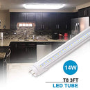 Romwish 3FT LED Tube Light, 14W(30W Equiv.), 1600LM 4 Pack - Cool White - Like New