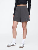 GAP WOMEN'S LOGO SHORTS - SIZE: WOMEN X-SMALL - CAST IRON - Brand New