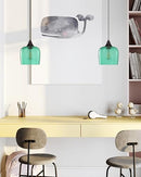 RAINLIGHTING 1 Light Hanging Kitchen Island Light Fixtures 6.1"Glass 3 Pack - Brand New