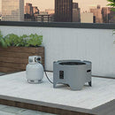 CosmoLiving by Cosmopolitan Astra Collection 23" Fire Pit Dark Gray - 87832CHC1E - Like New