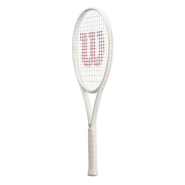 WILSON ULTRA UV RACQUET: GRAPHITE TRADITIONAL FRAME 4-3/8" GRIP, 103 HEAD WHITE - Brand New