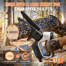 Litheli 20V Mini Chainsaw 6 Inch Brushless Chainsaw, 2.0Ah Battery - Like New