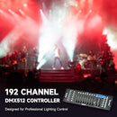 CO-Z 192 DMX Stage Light Controller DJ Lighting Mixer Board Console - Black - Like New