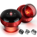 CAKOUTANB 2 PACK CUPPING SET, THERAPY MASSAGER, LIGHT THERAPY SET - BLACK/RED - Like New