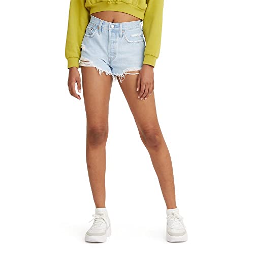 LEVI'S WOMEN'S 501 ORIGINAL SHORTS SIZE: WOMEN 29 OJAI TOP LIGHT INDIGO - Brand New