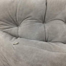 RULLENY CHAIR PADS AND SEAT CUSHIONS WITH TIES NON SLIP 2PC - LIGHT GRAY - Brand New