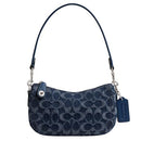 Coach Swinger Bag 20 in Signature Denim, LH/Deep Blue Multi - Brand New