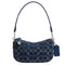 COACH SWINGER 20, LH/DEEP BLUE MULTI - Like New