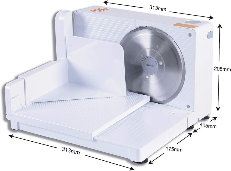 SuperHandy 6.7" Electric Meat Slicer Portable GUM001-FBA - Scratch & Dent