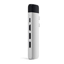 SATECHI TYPE-C PRO HUB ADAPTER ETHERNET 4K HDMI USB-C PD GIGABIT ETHERNET SILVER - Like New