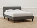 GENERIC THE FRAME AND HEADBOARD - FULL SIZE - GRAY - Like New