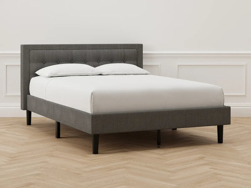 GENERIC THE FRAME AND HEADBOARD - FULL SIZE - GRAY - Like New