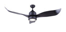 CANARMNA ARIA II 52-INCH BLACK INDOOR LED 3-BLADE CEILING FAN - BLACK - Like New