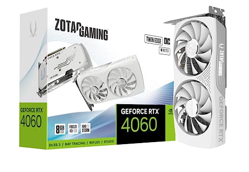 ZOTAC Gaming GeForce RTX 4060 8GB Twin Edge OC White Edition ZT-D40600Q-10M - Brand New