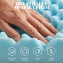Geekman 3-Inch Gel Infused Memory Foam Mattress Topper Twin XL - Brand New