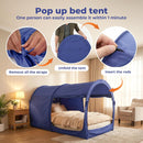LEEDOR BED TENT DREAM TENTS BED CANOPY SHELTER CABIN INDOOR PRIVACY WARM 56X78 - Like New