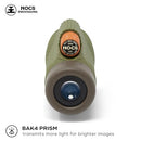 NOCS PROVISIONS ZOOM TUBE 8X32 MONOCULAR BAK4 PRISM - GREEN - Like New