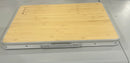 KINGCAMP ADJUSTABLE HEIGHT FOLDING TABLE, 45X60X27/58CM - BAMBOO/ALUMINUM - Like New